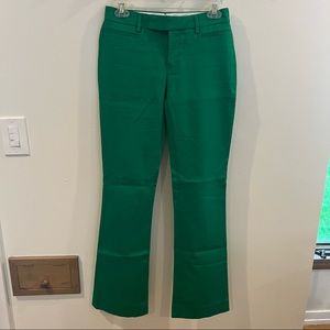 Green Boot Cut Pants